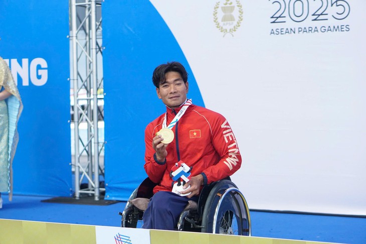 Việt Nam có huy chương vàng đầu tiên tại Asian Para Games 5 - Ảnh 1.