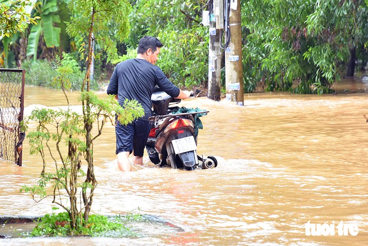 Lũ sông Buông tràn về như thác, có nhà ngập sâu cả mét - Ảnh 14.