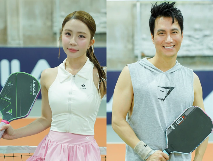 Diễn viên Việt Anh, Quỳnh Nga và nhiều nghệ sĩ thi pickleball - Ảnh 2.