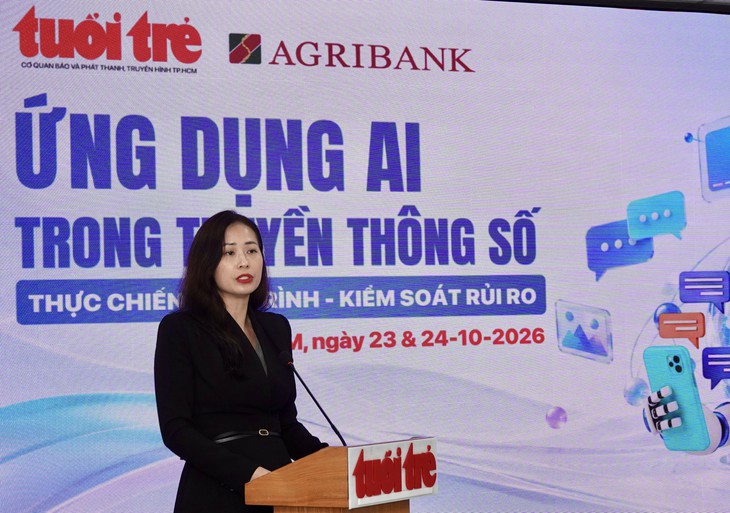 Cán bộ Agribank học tại Tuổi Trẻ: đưa AI vào công việc, nâng cao chất lượng truyền thông - Ảnh 3.