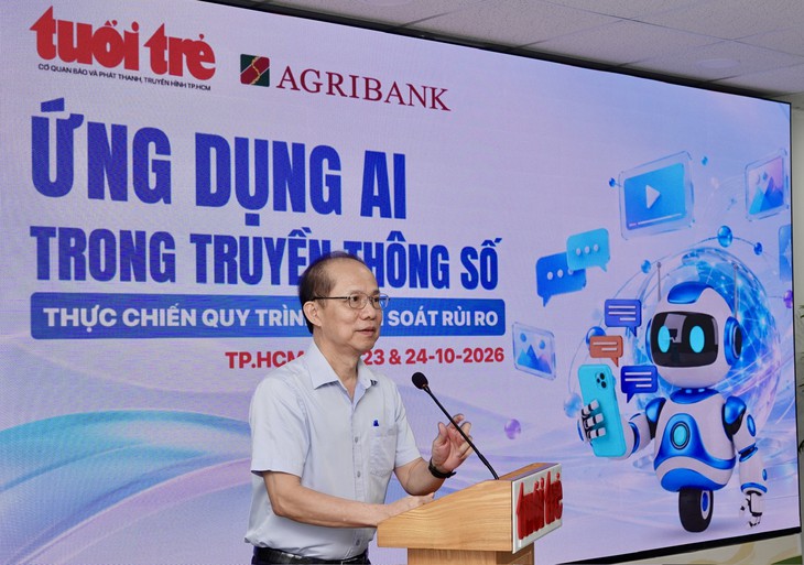 Cán bộ Agribank học tại Tuổi Trẻ: đưa AI vào công việc, nâng cao chất lượng truyền thông - Ảnh 2.