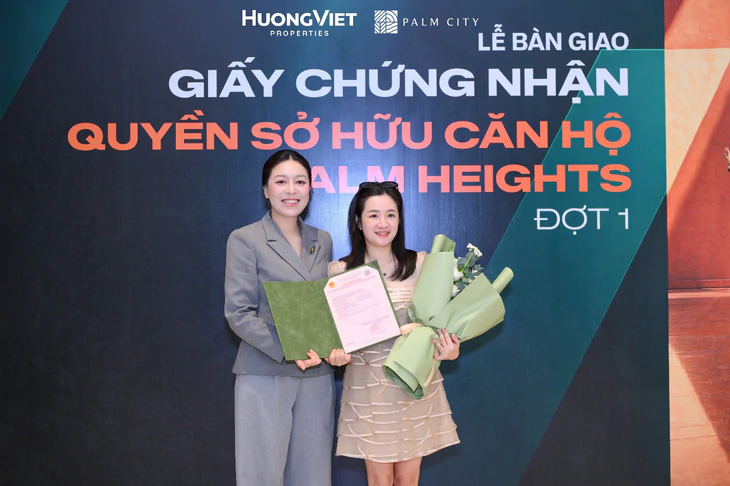 Palm Heights trao sổ hồng đợt 1: Khẳng định năng lực thực thi - Ảnh 1.