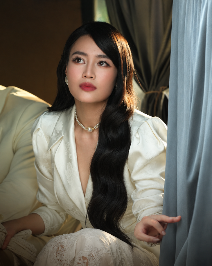 Quốc Anh xin phép Ninh Dương Lan Ngọc khi đóng cảnh nóng 'nghẹt thở' - Ảnh 3.
