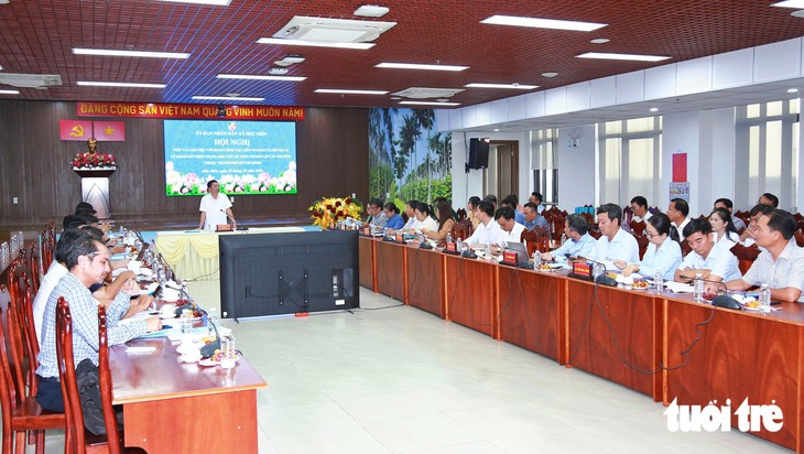 Đoàn công tác liên ngành của Bộ Nội vụ khảo sát các xã dự kiến lên phường ở TP.HCM - Ảnh 4.