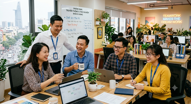 'Đi làm mà đồng nghiệp dễ thương thì cứ muốn lên công ty hoài thôi' - Ảnh 1.