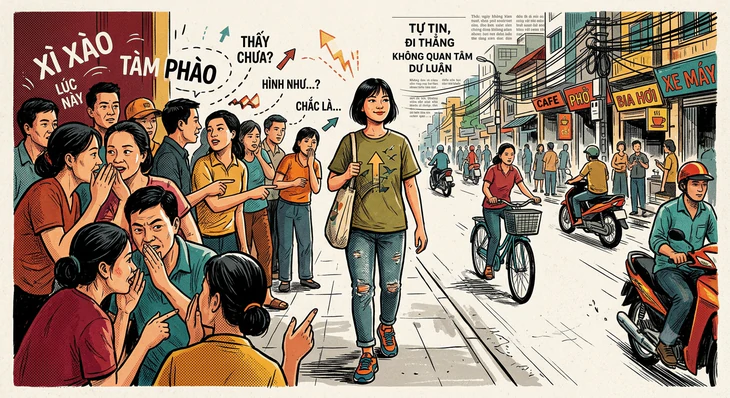 Ánh mắt thiên hạ và nhịp sống trẻ: Tự do sống theo cách của mình - Ảnh 1.