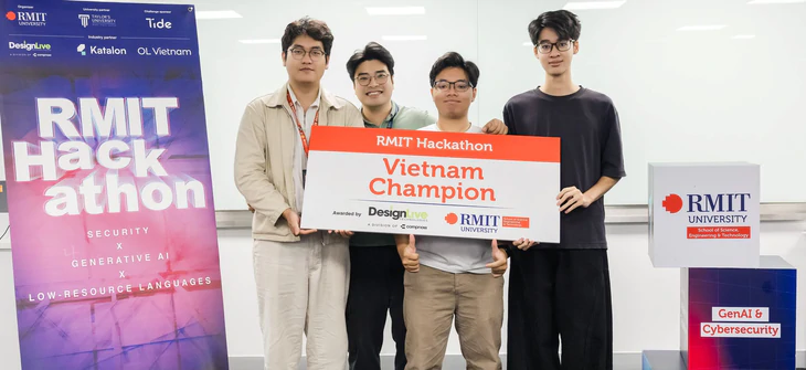 RMIT Hackathon 2026: Đội MUCK giành danh hiệu xuất sắc nhất Việt Nam - Ảnh 1.