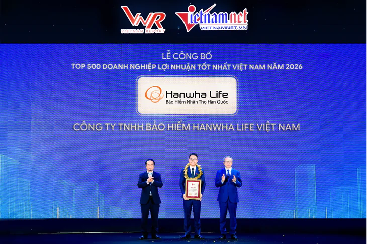Hanwha Life vào Top 50 Doanh nghiệp lợi nhuận xuất sắc Việt Nam 2026 - Ảnh 2.