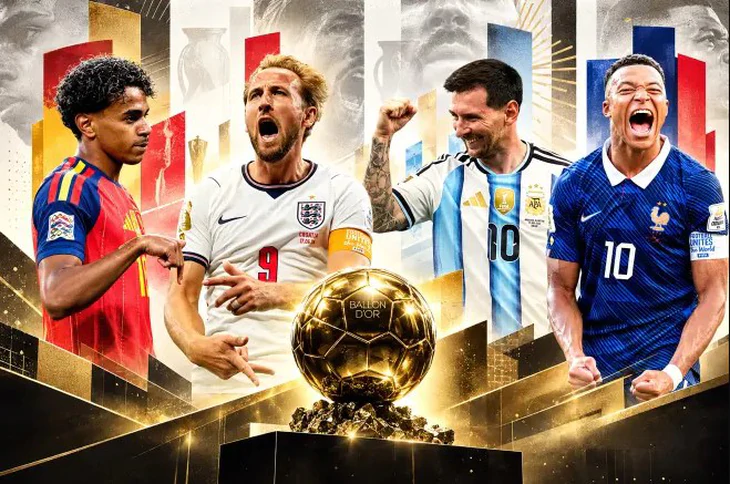 Đêm nay trao Quả bóng vàng 2026: Messi đấu Yamal, Kane và Mbappe - Ảnh 1.