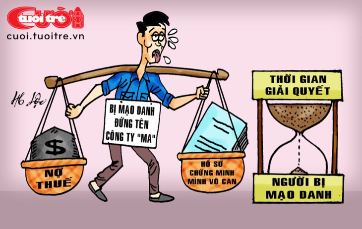 Bị mạo danh lập công ty: Nợ thuế tới nhanh, minh oan thì từ từ - Ảnh 1.