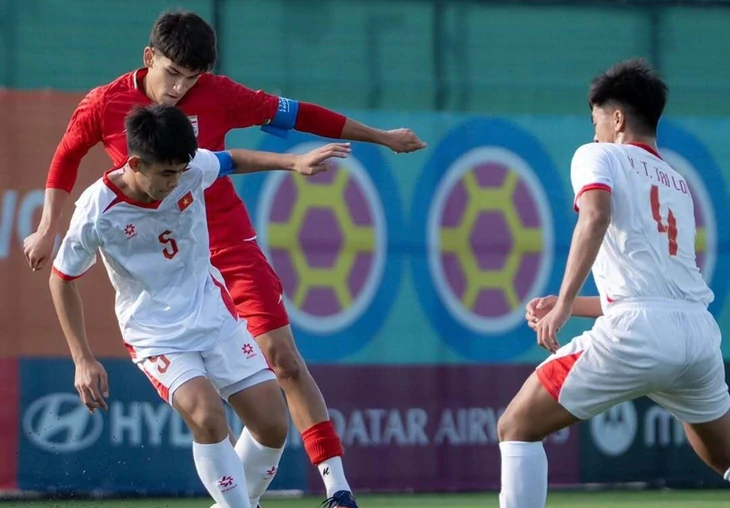 U15 Việt Nam thắng trận cuối vòng phân hạng World Cup trẻ - Ảnh 1.