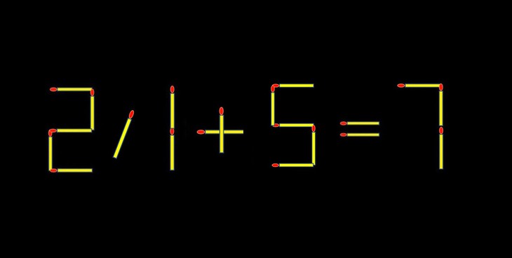 Thử tài IQ: Di chuyển một que diêm để 21+9=7 thành phép tính đúng - Ảnh 1.