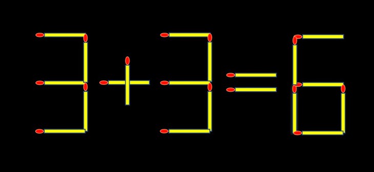 Thử tài IQ: Di chuyển một que diêm để 23+2=7 thành phép tính đúng - Ảnh 1.