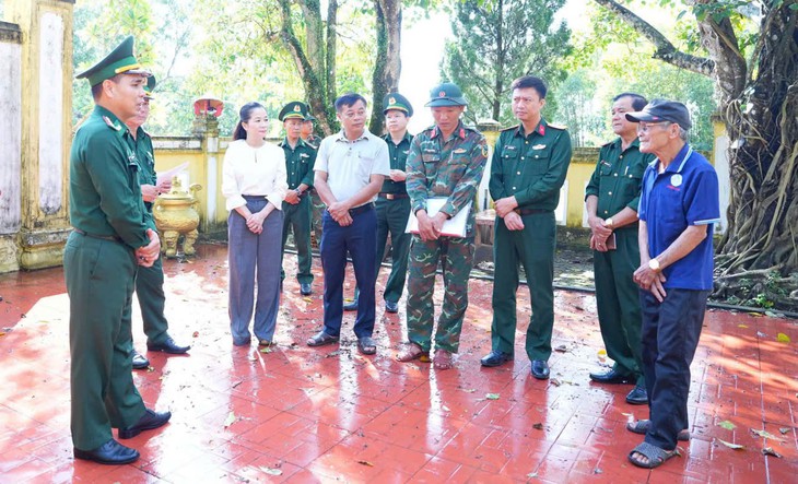 Khảo sát nơi nghi có hài cốt 16 liệt sĩ hy sinh ở Quảng Trị - Ảnh 1.