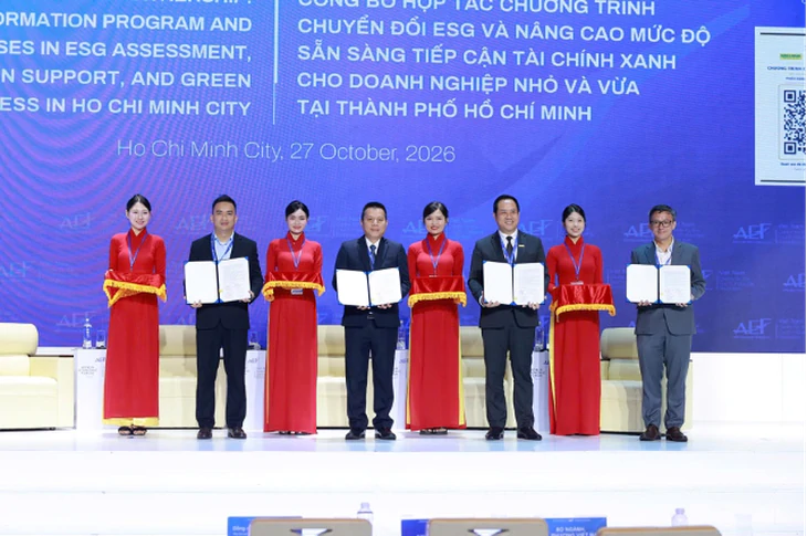 Ngân hàng tăng cường kết nối nguồn lực toàn cầu, thúc đẩy ESG và công nghệ tại AEF 2026 - Ảnh 1.