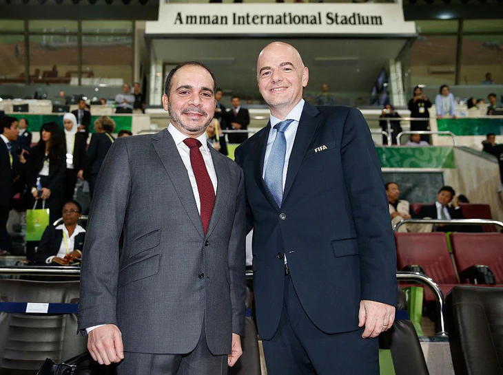Nói xấu ông Infantino, chủ tịch Liên đoàn Bóng đá Jordan trả giá đắt - Ảnh 1.