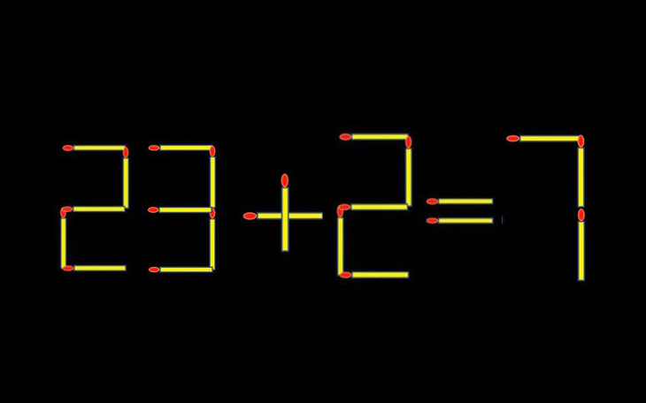 Thử tài IQ: Di chuyển một que diêm để 26+8=5 thành phép tính đúng - Ảnh 7.