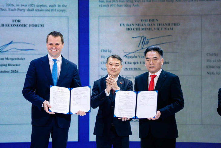 TP.HCM và Diễn đàn Kinh tế thế giới tăng cường hợp tác chiến lược - Ảnh 1.