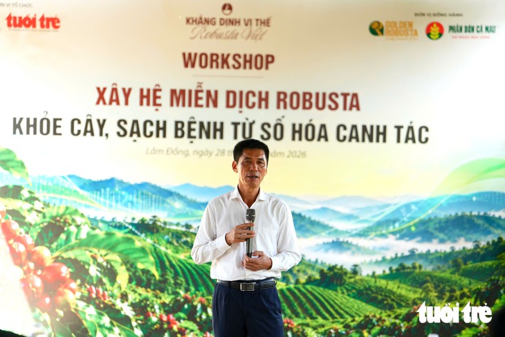 Nông dân Lâm Đồng xây 'hệ miễn dịch' cho vườn cà phê Robusta - Ảnh 2.