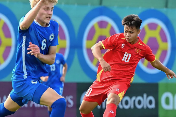 U15 Việt Nam thắng Cuba, vào bán kết tranh hạng 81 World Cup - Ảnh 1.
