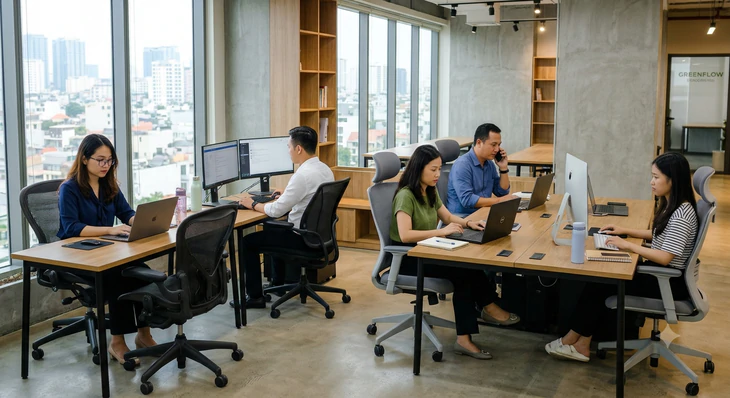 Bàn ghế công thái học chưa chắc giúp dân văn phòng bớt đau mỏi - Ảnh 1.