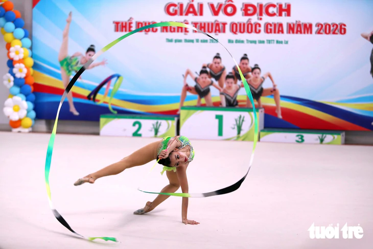 Những cô gái xinh đẹp tranh tài ở Giải vô địch Thể dục Nghệ thuật quốc gia 2026 - Ảnh 1.