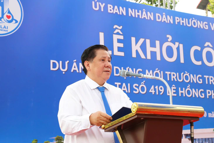 TP.HCM xây dựng thêm 1 trường THCS mới theo định hướng tiên tiến, hiện đại - Ảnh 3.