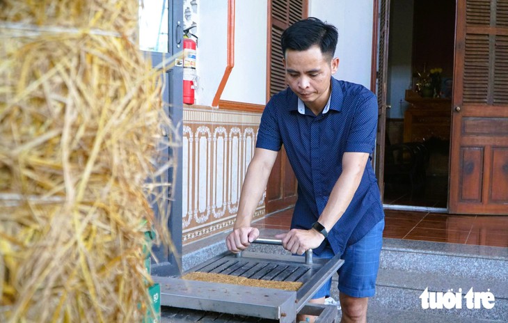 Kỹ sư rời phố về quê, biến rơm rạ thành sản phẩm độc lạ bán sang Mỹ, Canada - Ảnh 4.