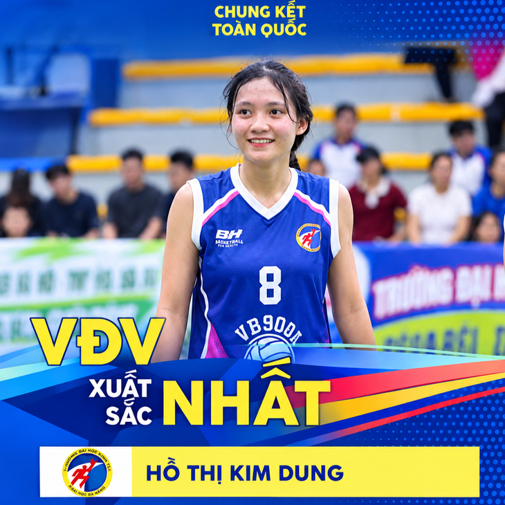 Nữ VĐV Ca Dong giúp Đại học TDTT Đà Nẵng bảo vệ thành công cúp vô địch - Ảnh 1.