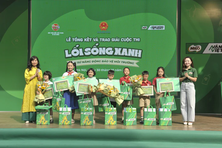 Học sinh lan tỏa lối sống xanh từ trường học - Ảnh 2.