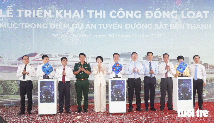 Vinspeed tăng tốc thi công đồng loạt đường sắt Bến Thành - Cần Giờ - Ảnh 2.