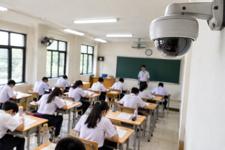 Lắp camera mọi phòng thi có ngăn được gian lận thi tốt nghiệp THPT? - Ảnh 1.