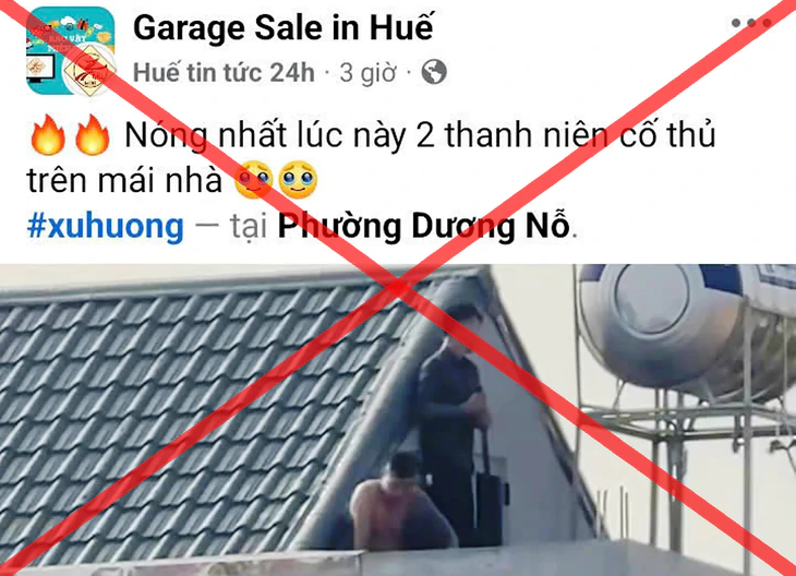 Đăng clip 2 người cầm kiếm ở Thanh Hóa nhưng ghi 'tại Huế', bị phạt 12,5 triệu đồng - Ảnh 2.