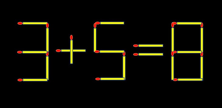 Thử tài IQ: Di chuyển một que diêm để 26+8=2 thành phép tính đúng - Ảnh 1.