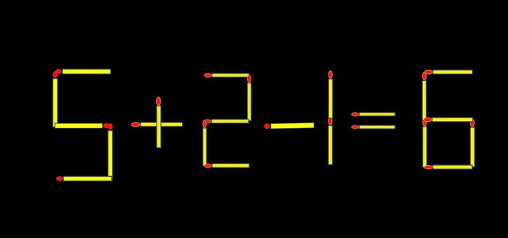 Thử tài IQ: Di chuyển một que diêm để 22-1=8 thành phép tính đúng - Ảnh 1.