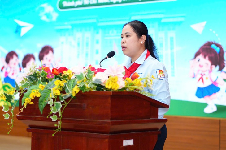 Ra mắt Liên đội Trường Văn hóa Công an nhân dân V, đồng hành cùng học sinh nội trú - Ảnh 2.