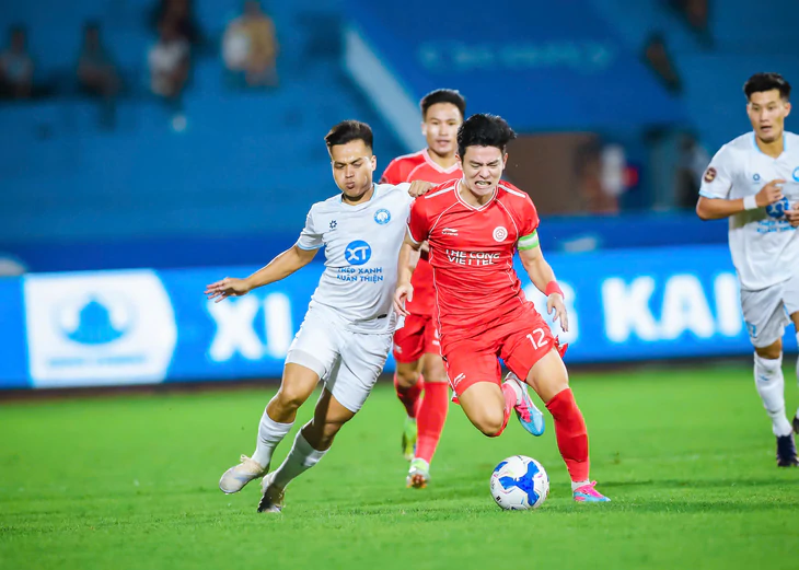 Nam Định - Thể Công - Viettel (Hiệp 1) 0-1: Nam Định bế tắc - Ảnh 1.