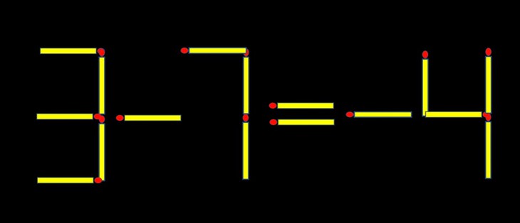 Thử tài IQ: Di chuyển một que diêm để 5-8=5 thành phép tính đúng - Ảnh 1.