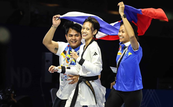 Đối kháng taekwondo Việt Nam thất bại nặng nề ở Asiad 2026 - Ảnh 3.