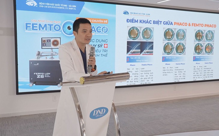 Bệnh nhân mù mắt phải sau mổ Phaco, bệnh viện và gia đình bất đồng về nguyên nhân - Ảnh 2.