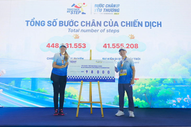 CapitaLand cùng hơn 8.500 người góp 490 triệu bước chân, tiếp sức trẻ em yếu thế - Ảnh 1.