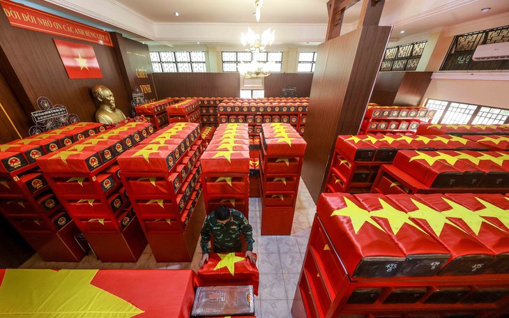 Ngày 14-10, truy điệu, an táng hài cốt liệt sĩ công viên lê Thị Riêng về Nghĩa trang Liệt sĩ TP.HCM - Ảnh 3.