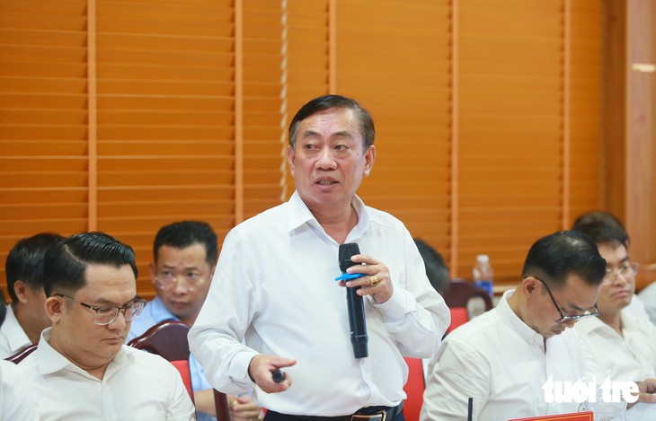 Phó chủ tịch Hoàng Nguyên Dinh: ‘Phải tăng tốc di dời hạ tầng làm nút giao cao tốc Bến Lức - Long Thành với đường Rừng Sác’ - Ảnh 3.
