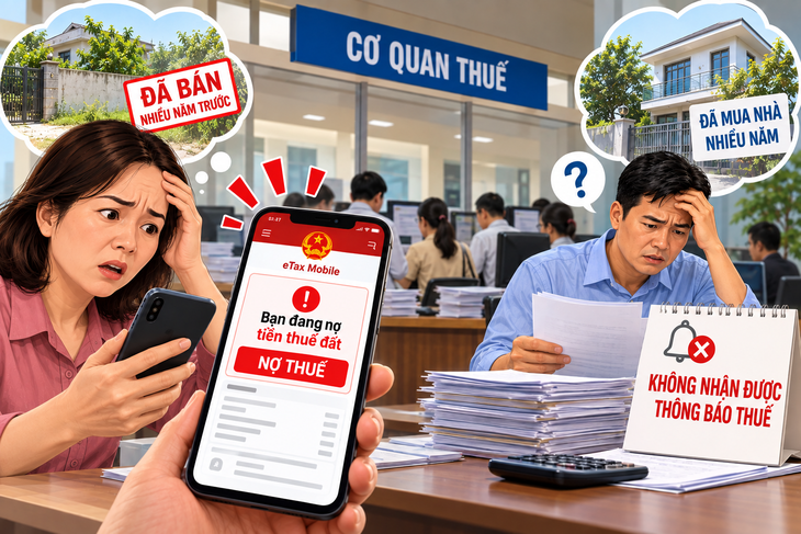 Bất ngờ bị ‘đòi nợ’ tiền thuế đất: Gian nan chứng minh mình không nợ - Ảnh 2.