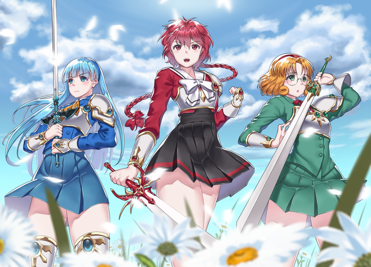 Tượng đài anime 'Magic Knight Rayearth' tái xuất sau hơn 30 năm - Ảnh 1.