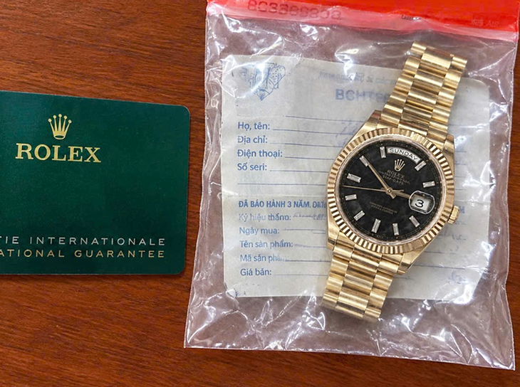 Nhanh chóng làm rõ vụ trộm cắp đồng hồ Rolex trị giá hơn 1,7 tỉ đồng ở Đắk Lắk - Ảnh 1.