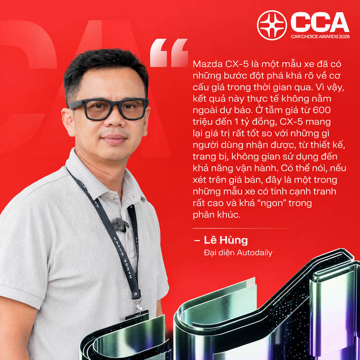 15 hạng mục giải thưởng Car Choice Awards 2026 đã tìm được người chiến thắng - Ảnh 6.