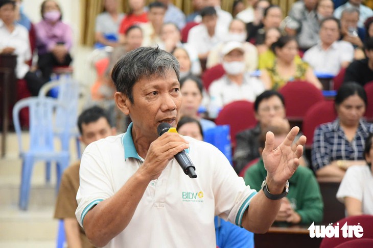 Phường Chánh Hưng thông tin thu hồi đất, lắng nghe nguyện vọng người dân bị ảnh hưởng của dự án cải tạo rạch Ông Bé - Ảnh 3.