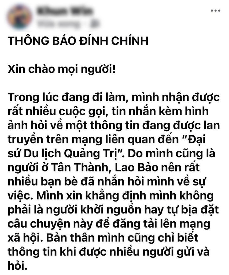 Nữ đại sứ du lịch bị tung tin lây bệnh hiểm nghèo cho 22 người: Luật sư nói gì? - Ảnh 1.
