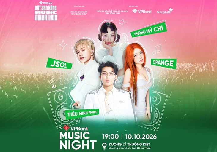 Hơn 15.500 runner tham gia VPBank Đất Sen Hồng Music Marathon 2026 - Ảnh 2.